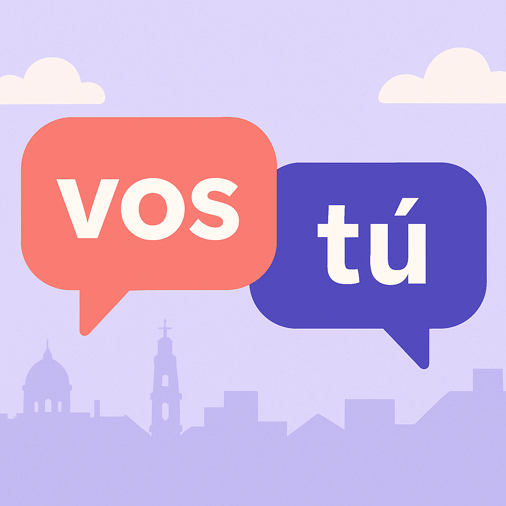 Речевые пузыри с обращениями vos и tú
